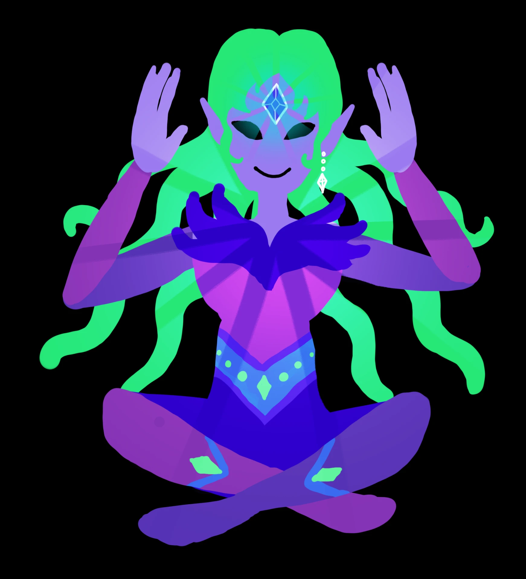 Demigod character — Neon Garden project cover